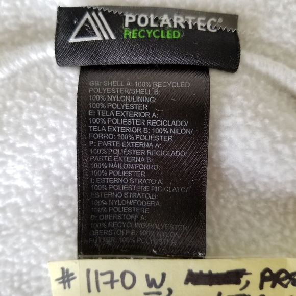 The North Face Iconic Polartec fleece Denali Jacket White XS - Picture 15 of 16